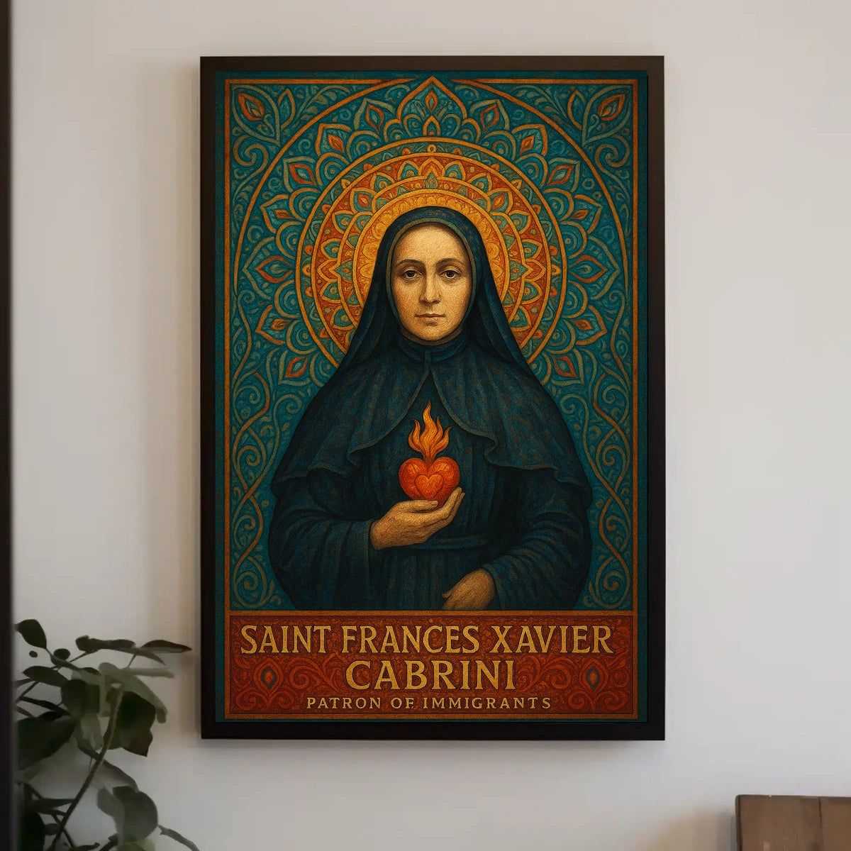 Saint Frances Xavier Cabrini Patron Of Poster