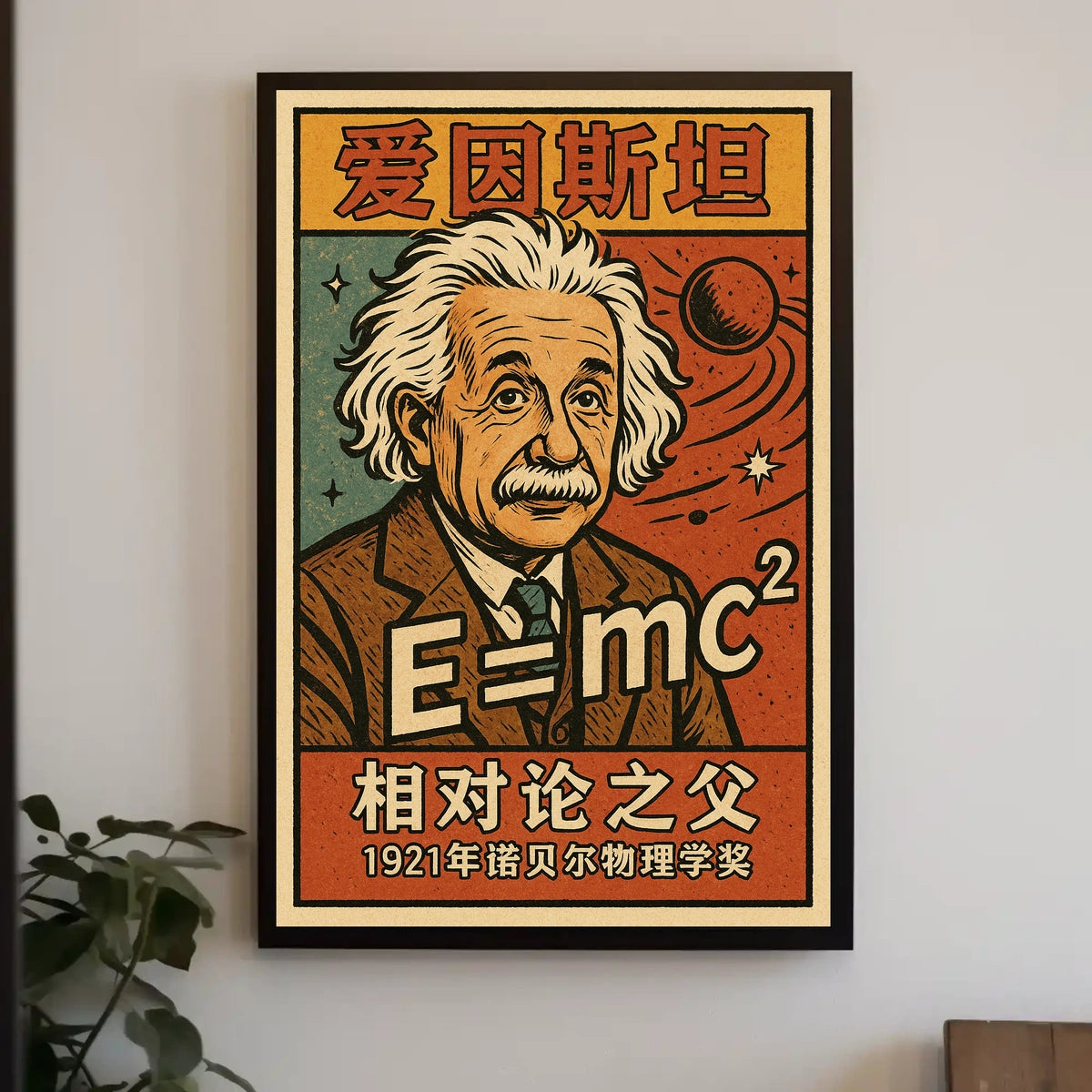 Albert Einstein Father Of Relativity Poster