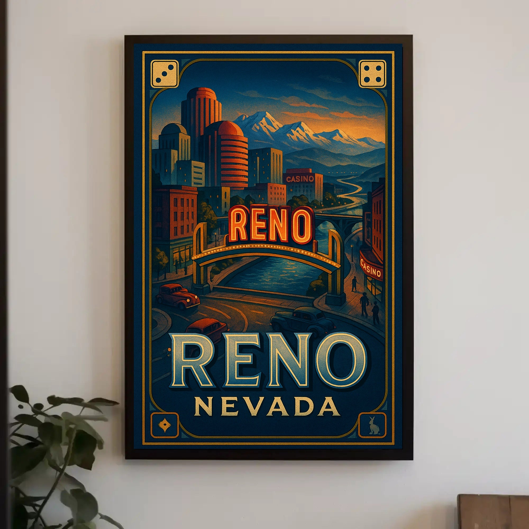 Discover Reno, Nevada Poster