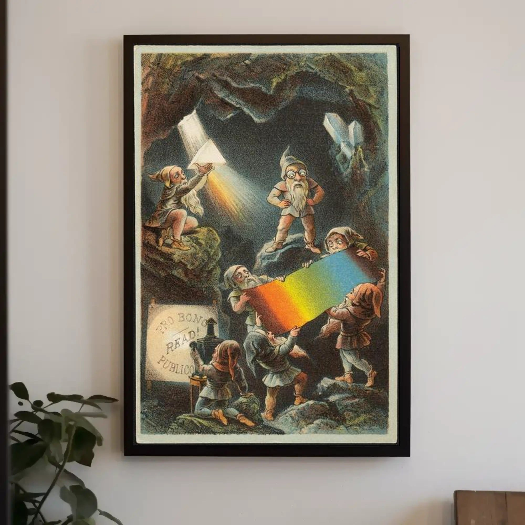 Enchanted Dwarves and the Spectrum Poster PosterGoat