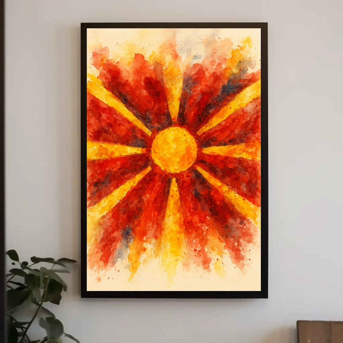 Radiant Sunburst Poster