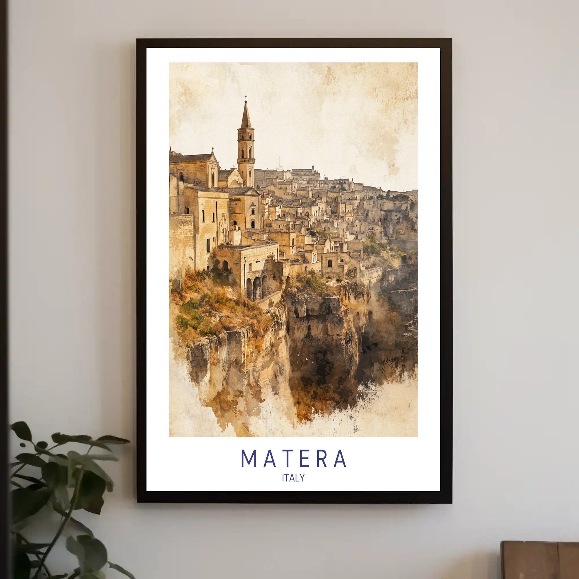 Matera: A Timeless Landscape Poster PosterGoat