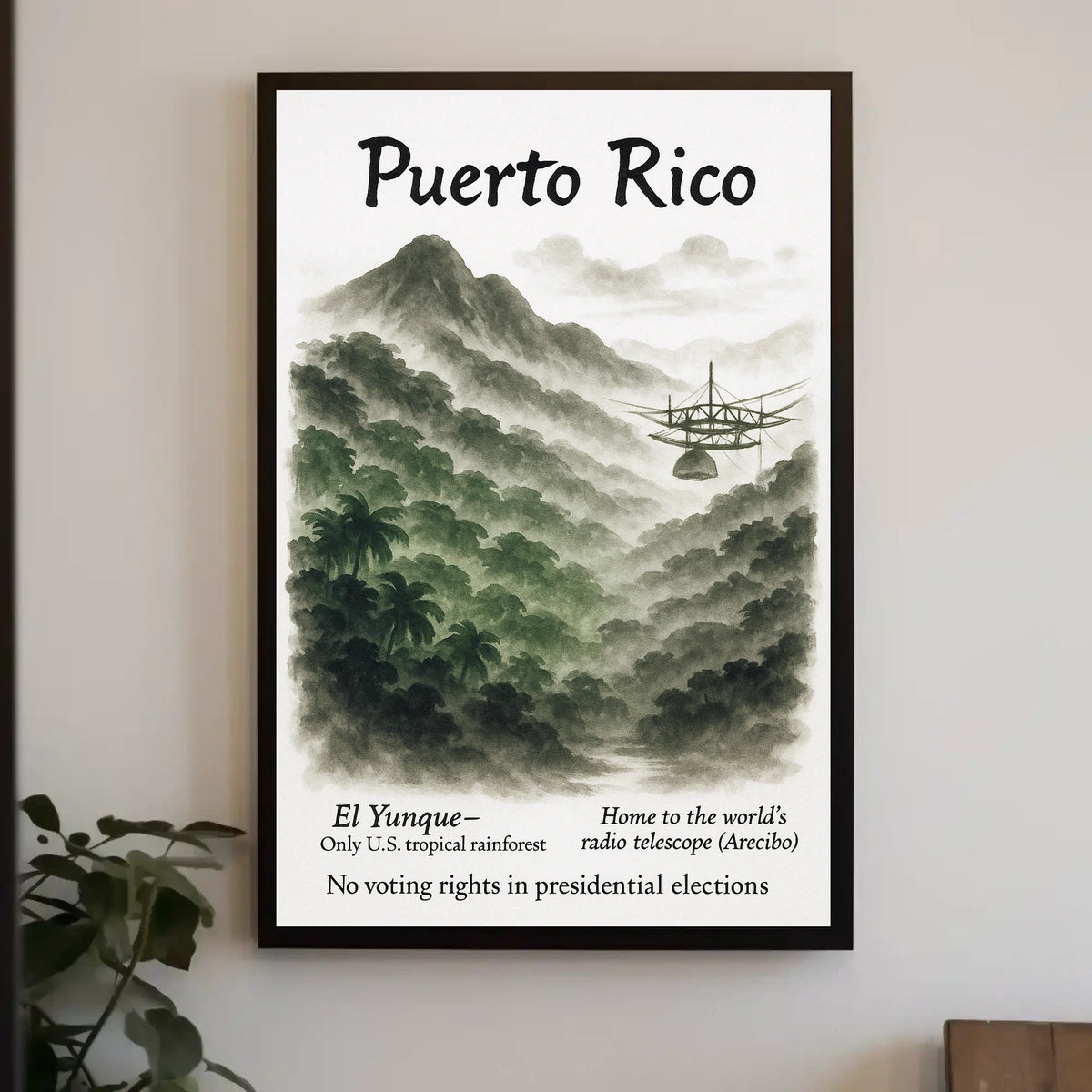Puerto Rico A Unique U.S. Territory Poster