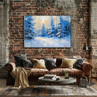 Winter's Tranquil Palette Poster