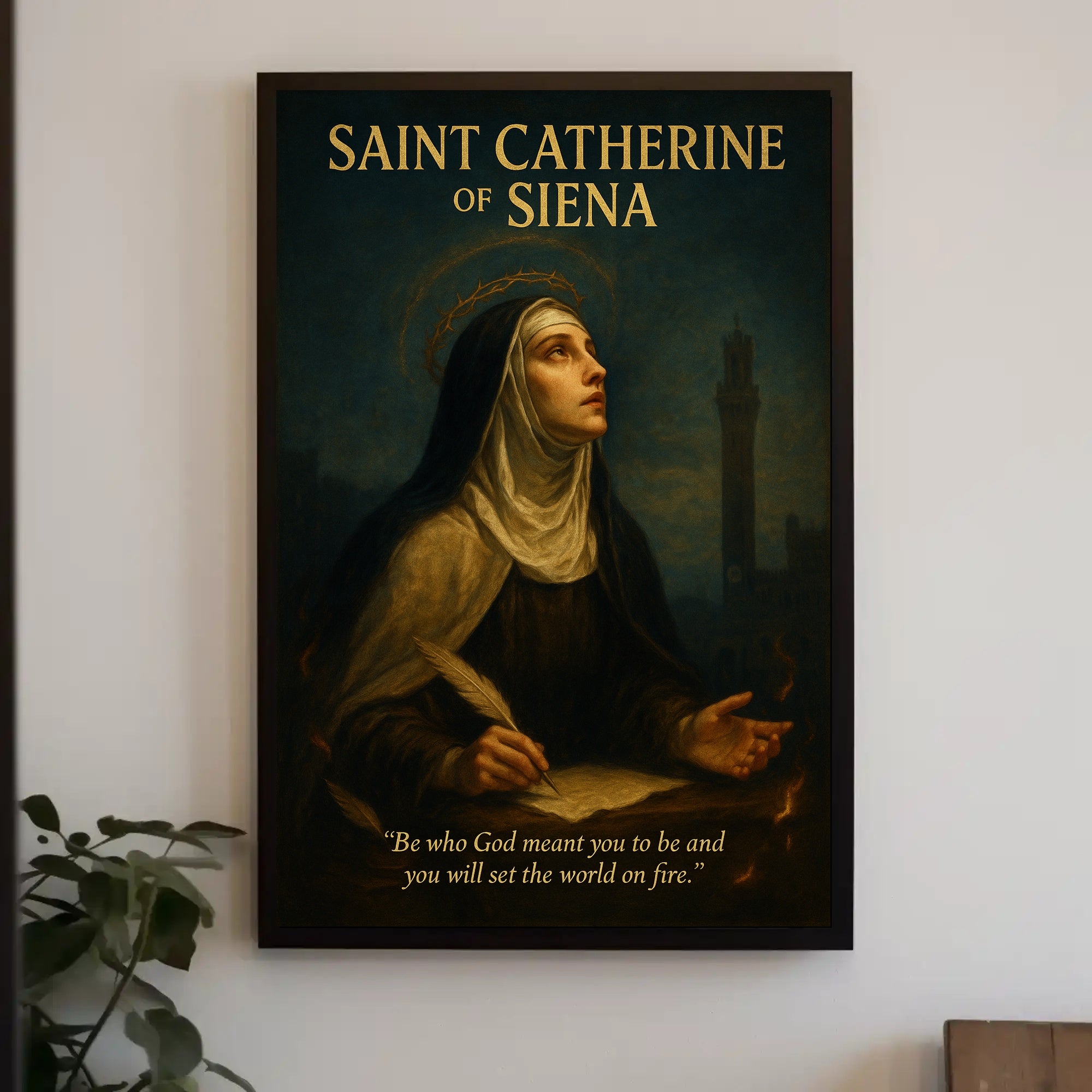 Saint Catherine of Siena Poster PosterGoat