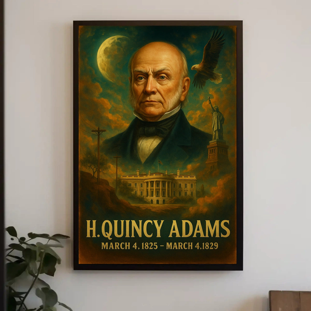 John Quincy Adams 6Th President Poster
