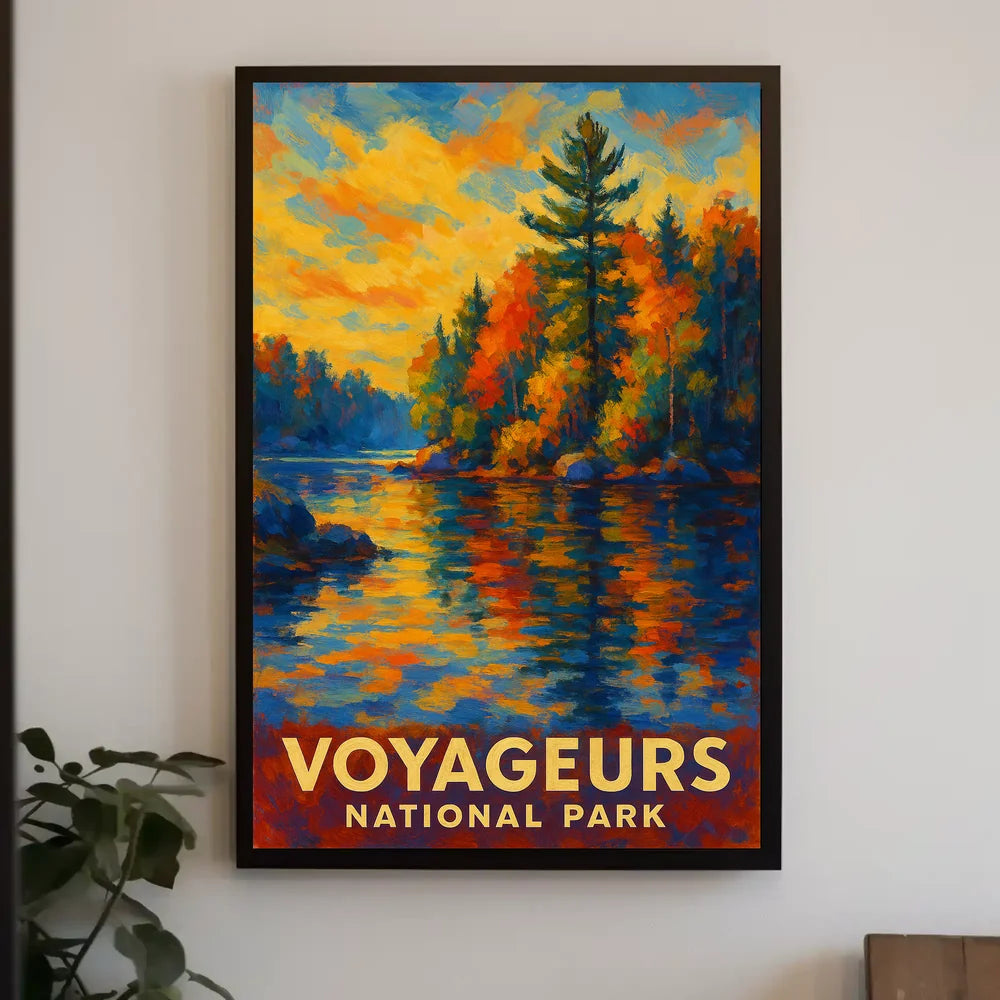 Abstract Voyageurs Poster Minimalist Travel Wall Art Home