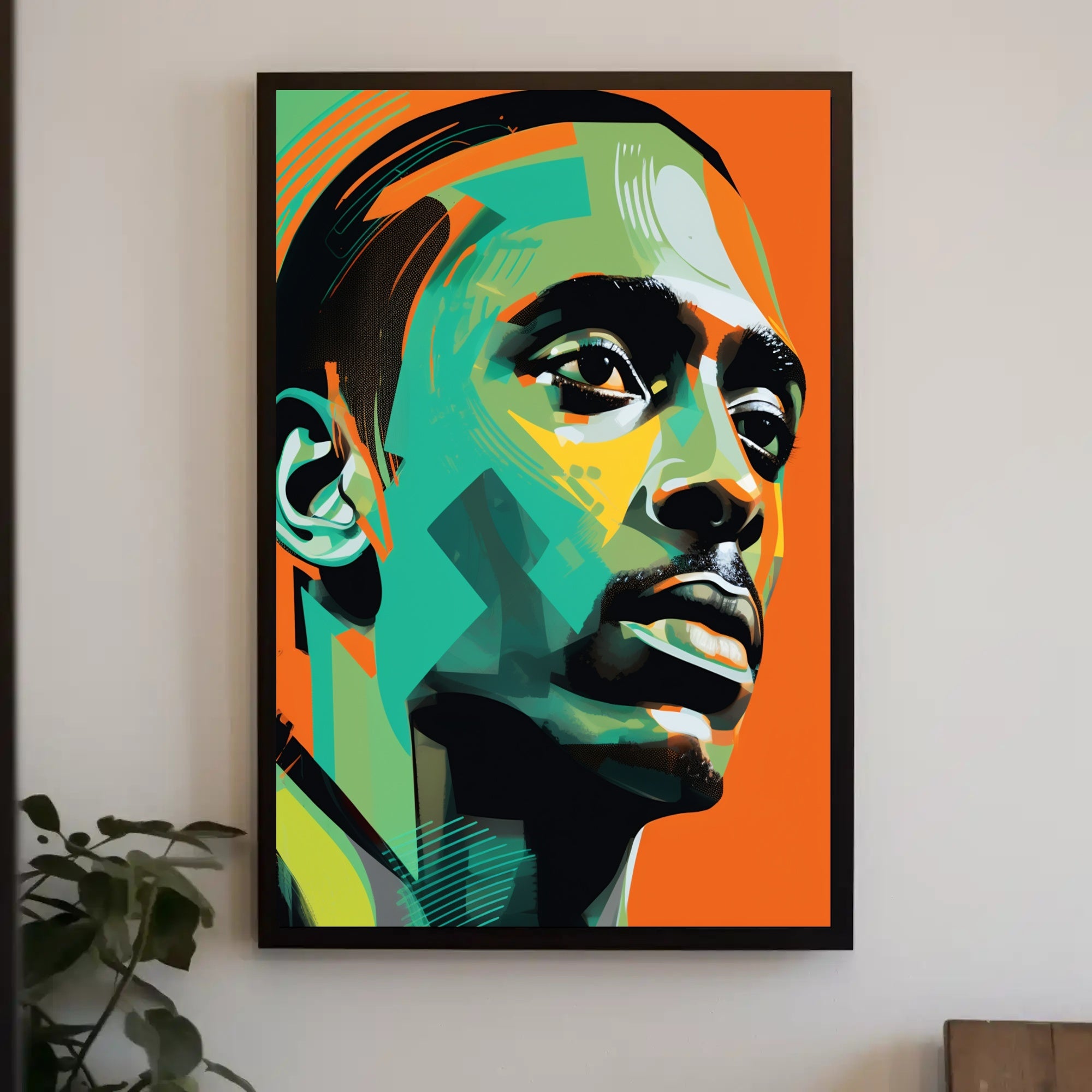 Vibrant Portrait Poster PosterGoat