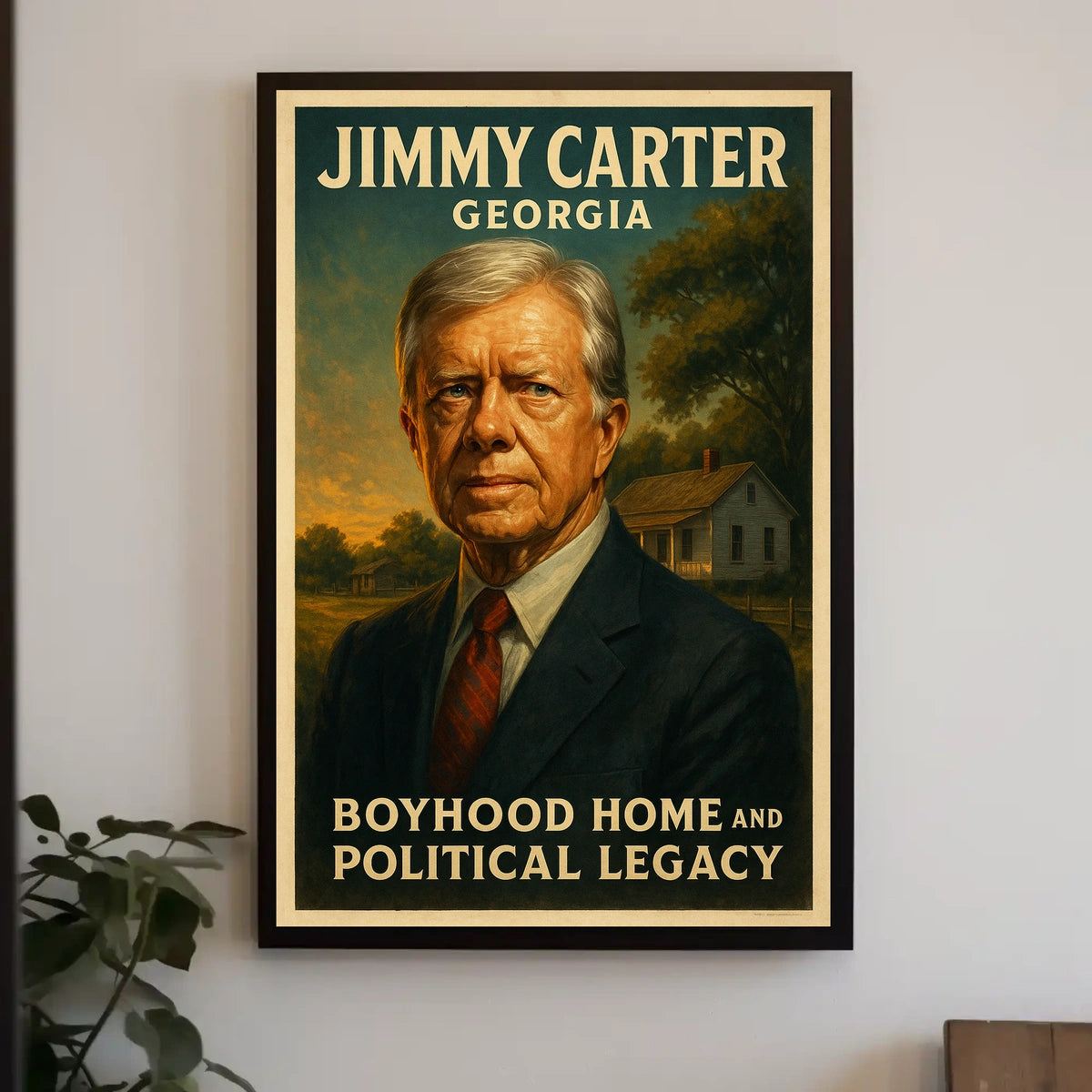 Jimmy Carter Georgia Legacy Poster