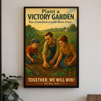 Victory Garden Propaganda Poster