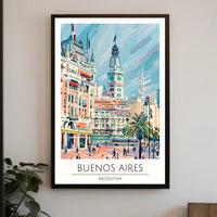 Buenos Aires Cityscape Poster PosterGoat