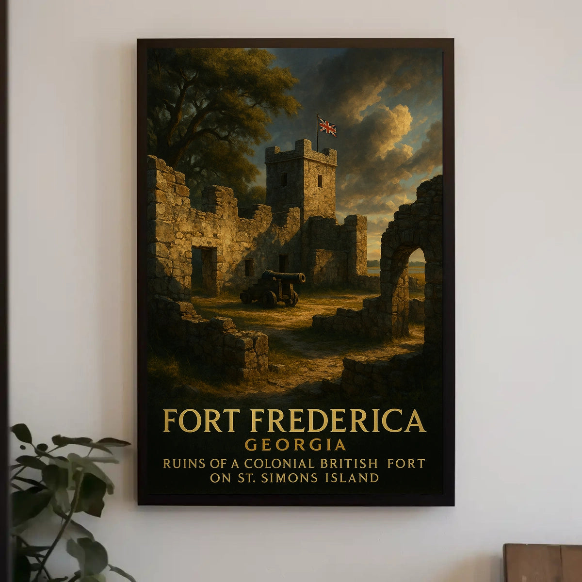 Fort Frederica Colonial Ruins Poster