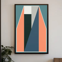 Geometric Abstraction Poster Modern Minimalist Print