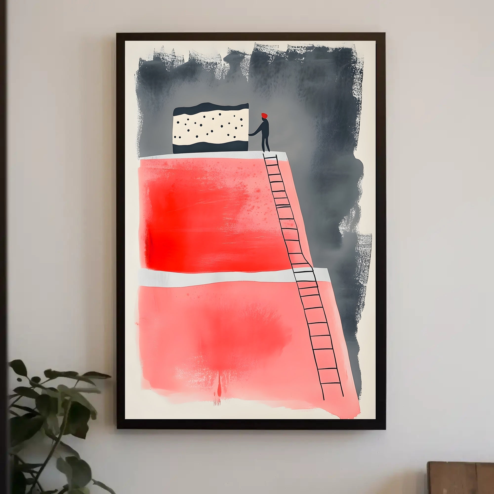 The Climb Scenic Inspirational Poster Wall Art