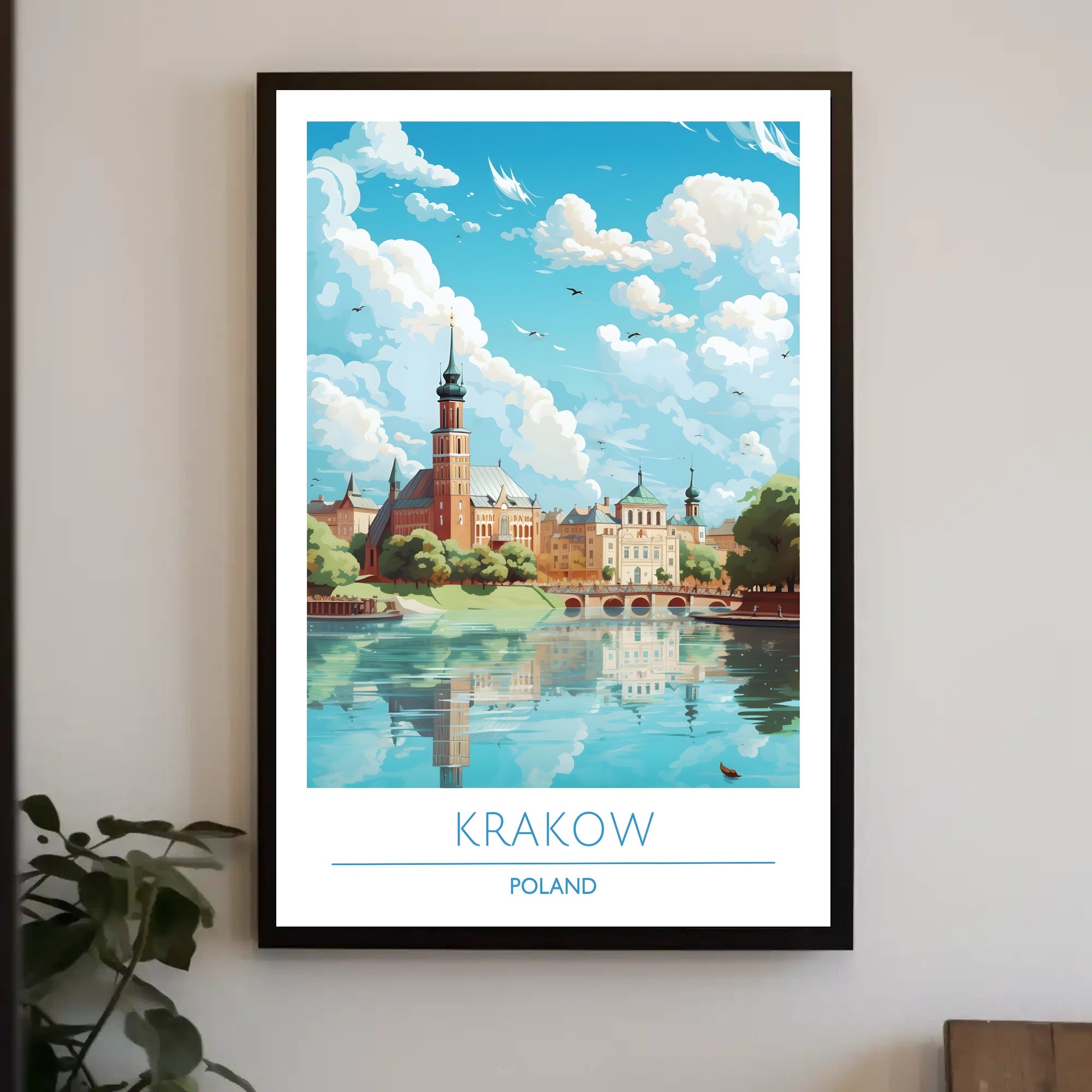 Scenic View of Krakow Poster