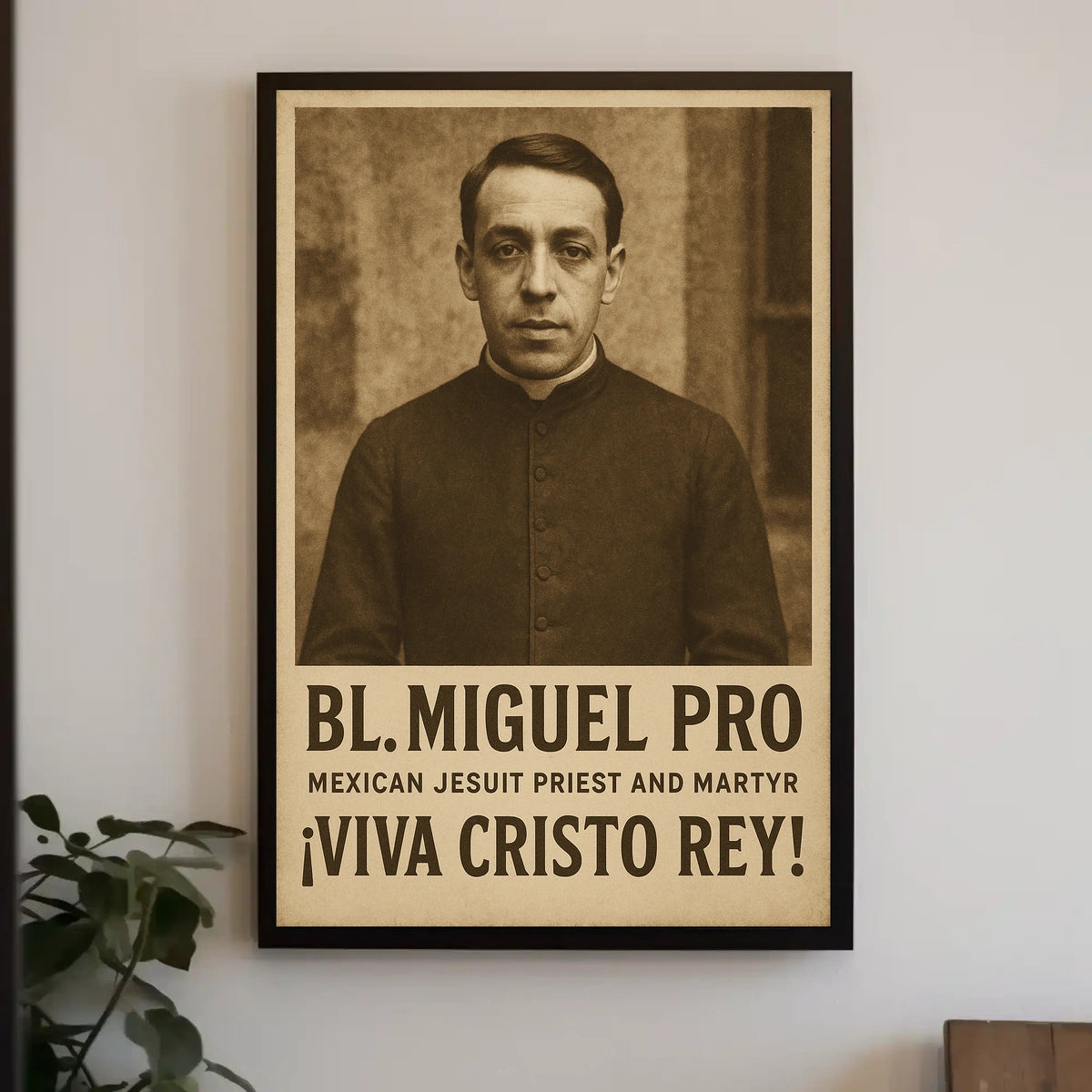 Bl. Miguel Pro Mexican Jesuit Priest Poster