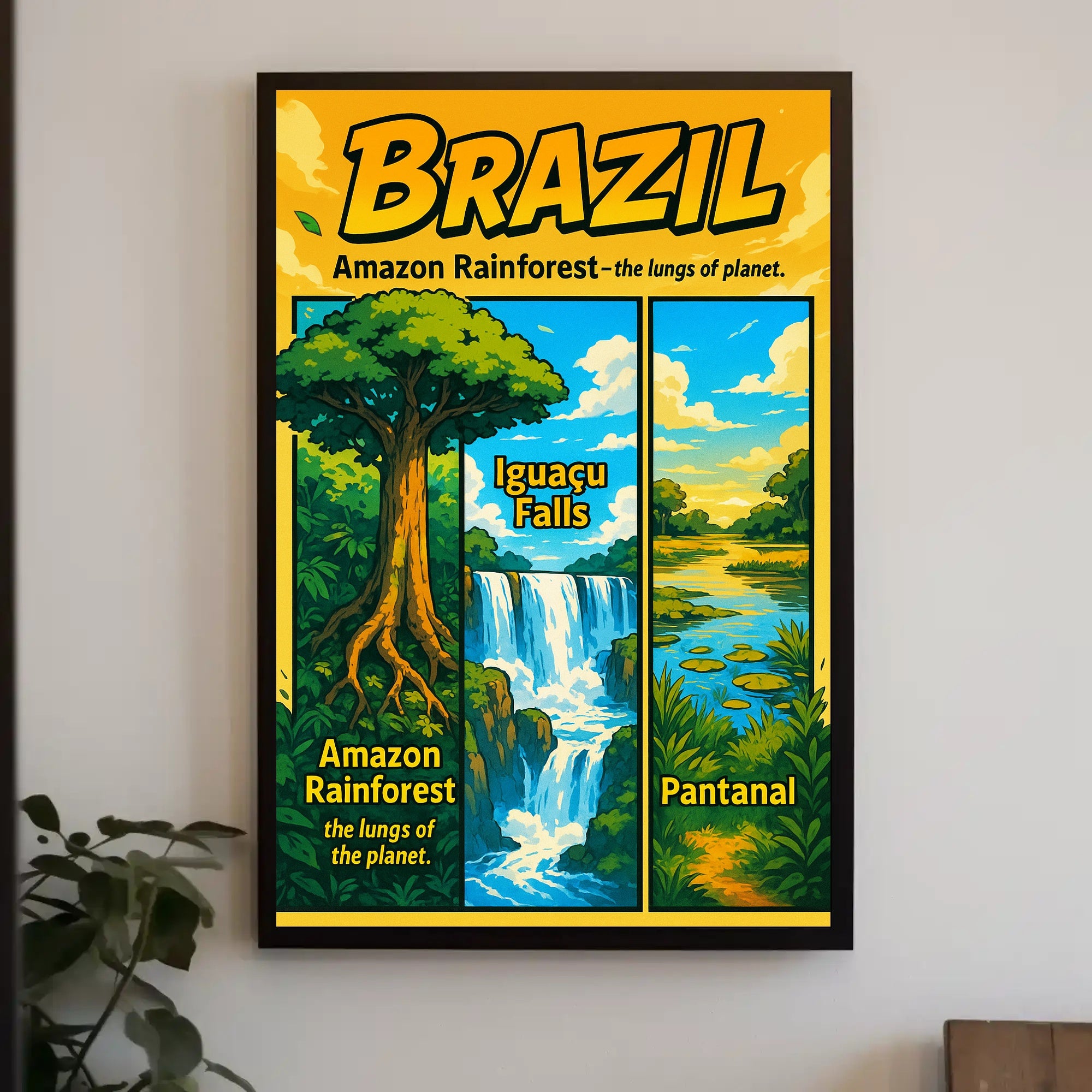 Discover Brazil's Natural Wonders Poster