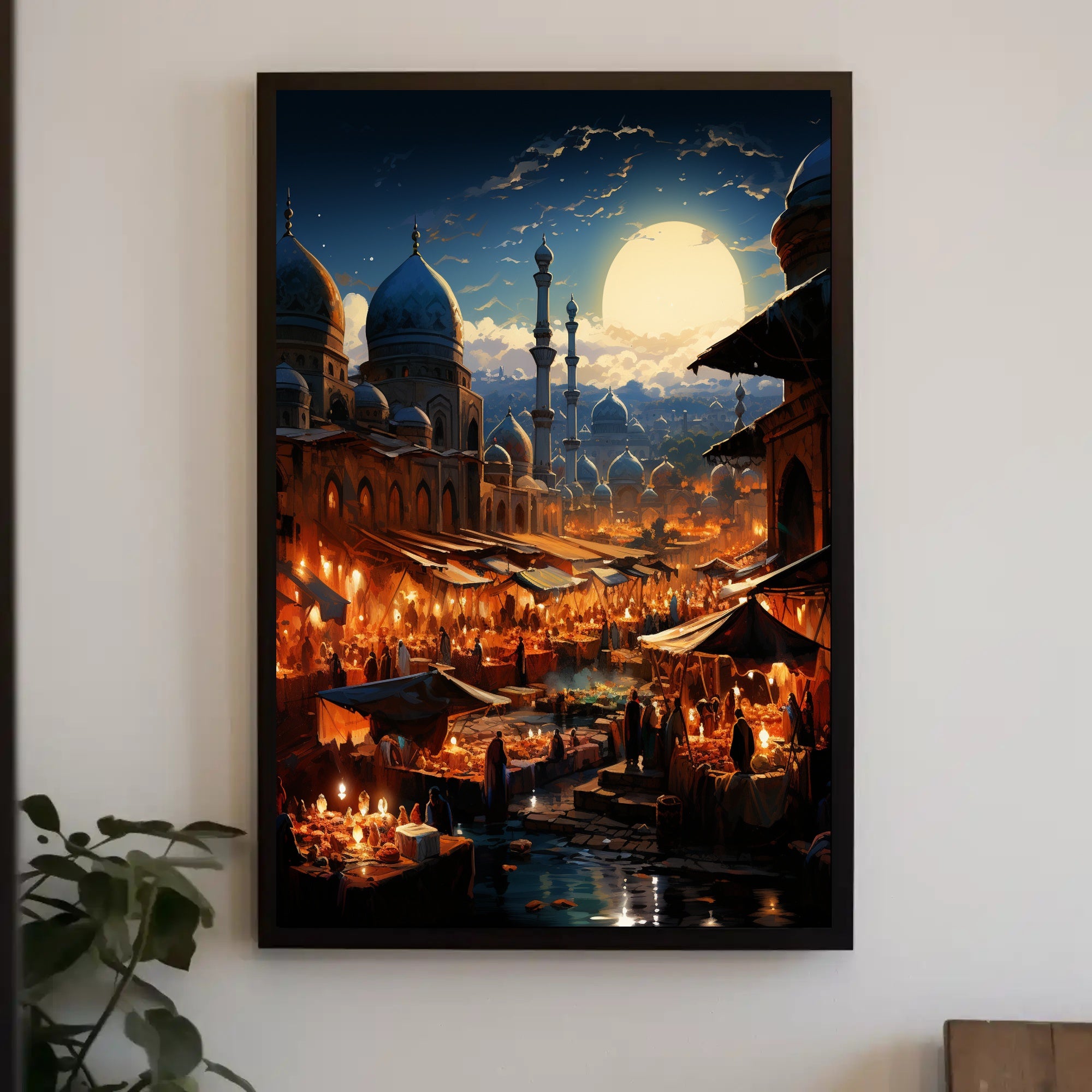 Moonlit Bazaar Poster