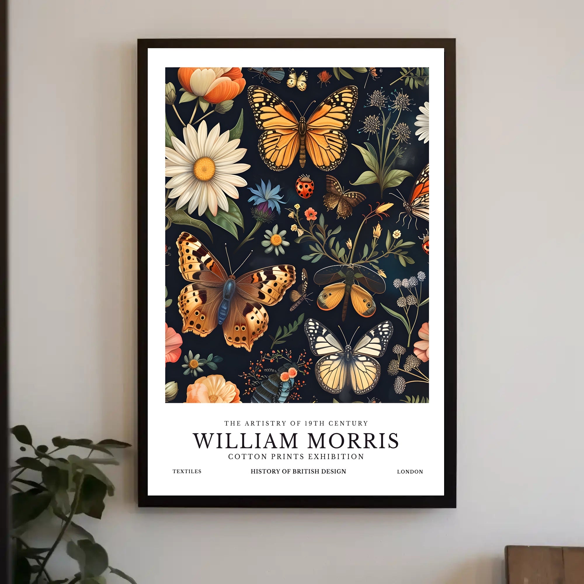 William Morris Exhibition Heritage Poster