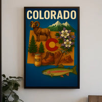 Discover Colorado Poster