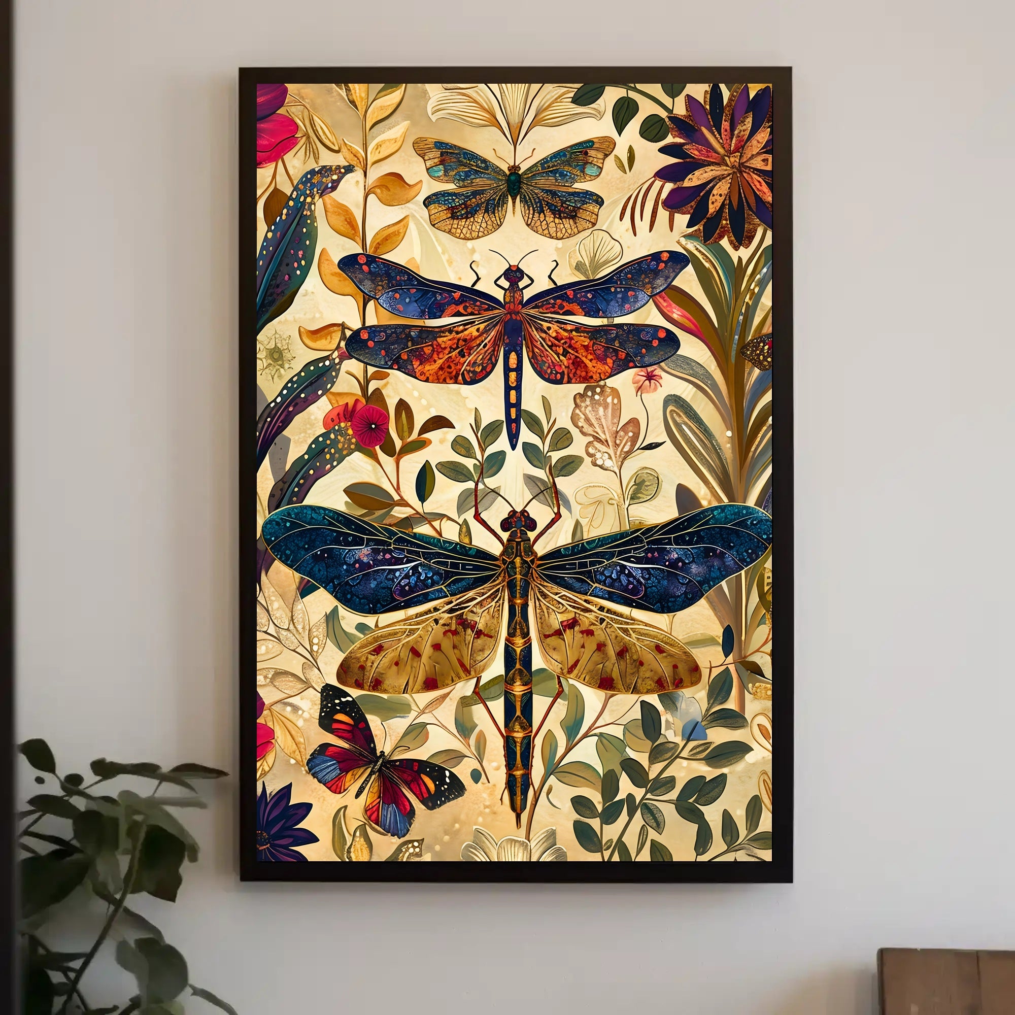 Nature-Inspired Insect Design Abstract or Artistic Poster