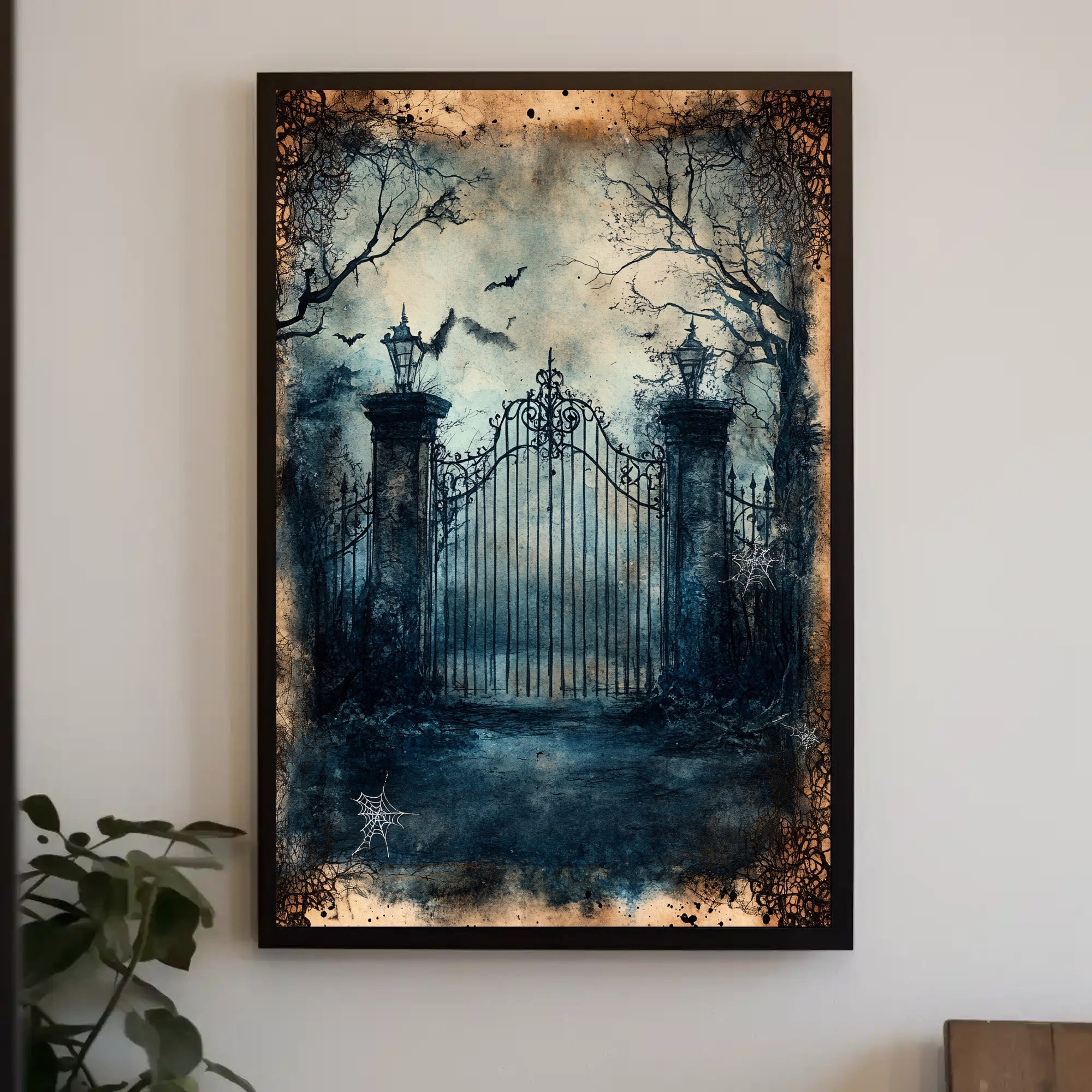 Enchanted Gothic Gate Poster