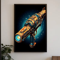 Galactic Ray Gun Poster