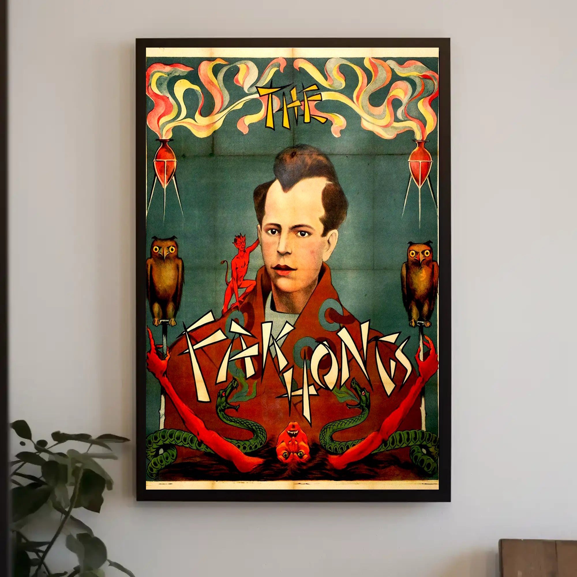The Fak Hongs Magic Show Vintage Artistic Poster