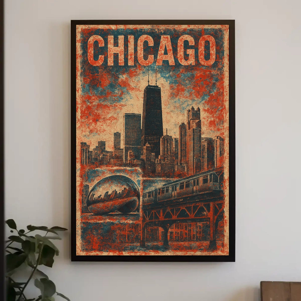 Chicago Cityscape Poster