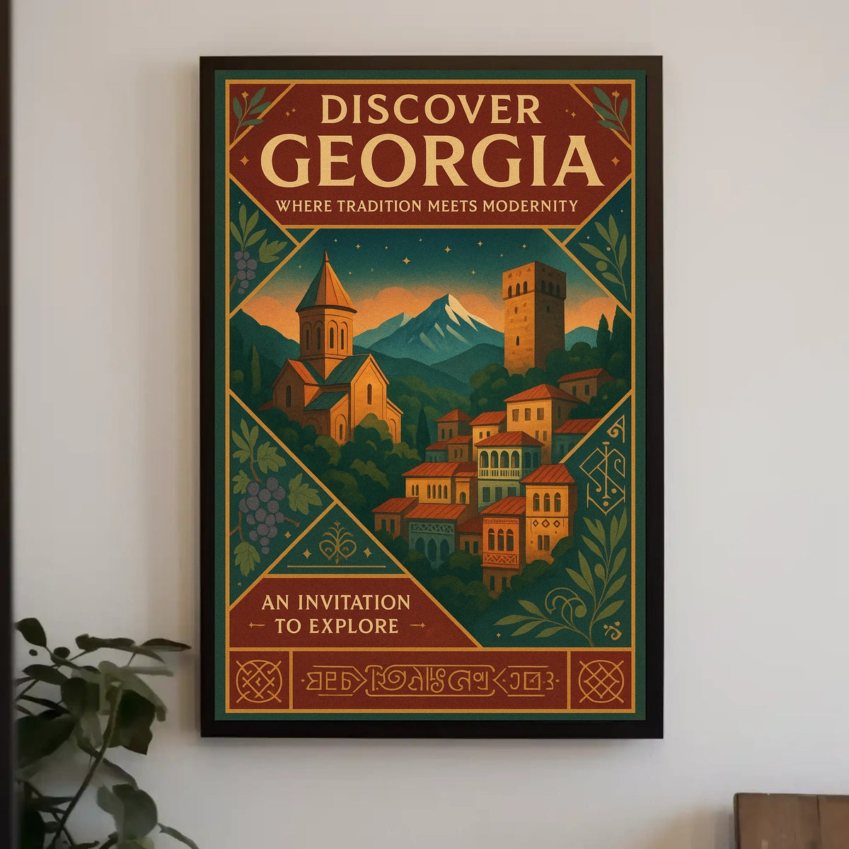 Discover Georgia Poster