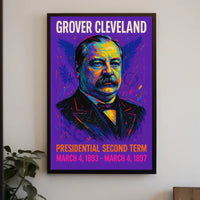 Grover Cleveland Presidential Second Poster