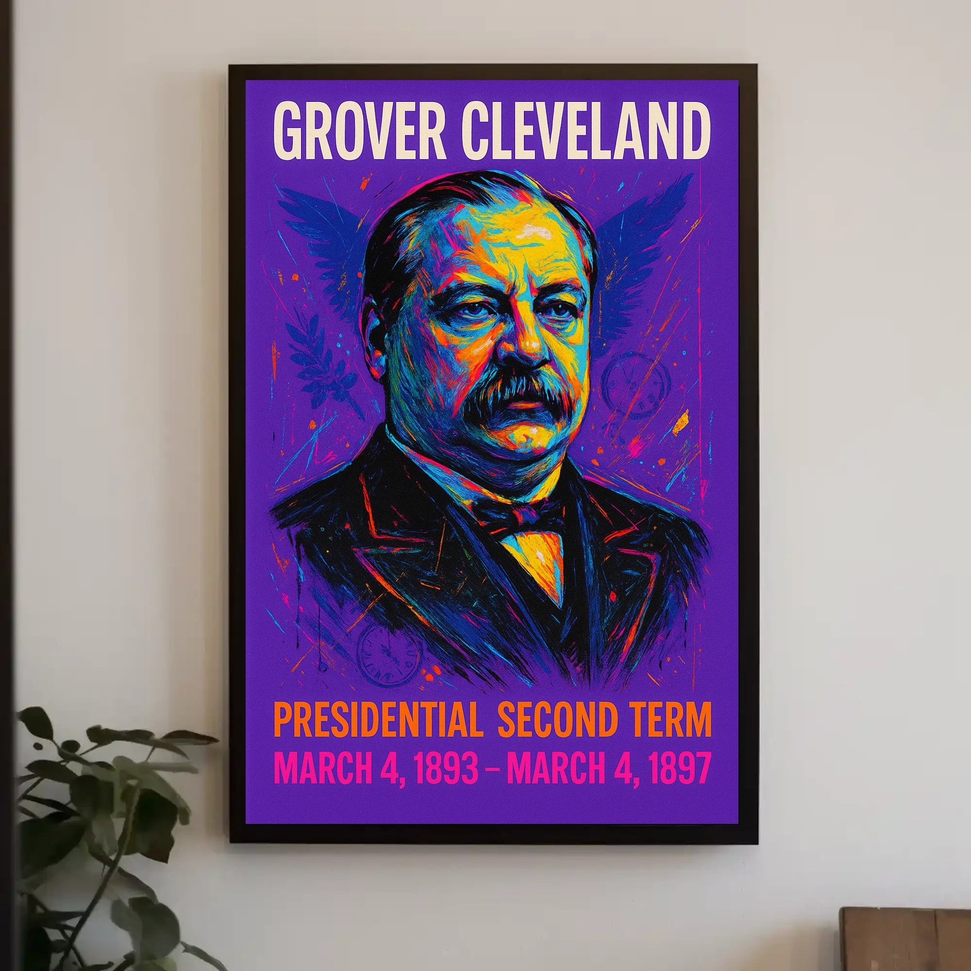 Grover Cleveland Presidential Second Poster
