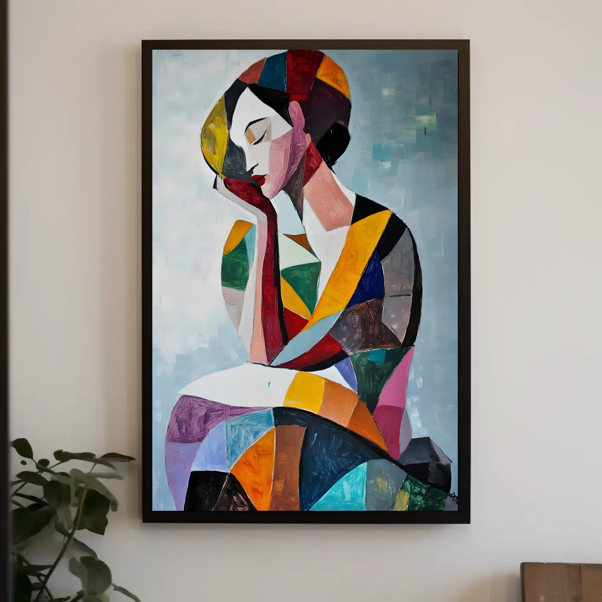 Abstract Contemplation Poster Modern Abstract Print