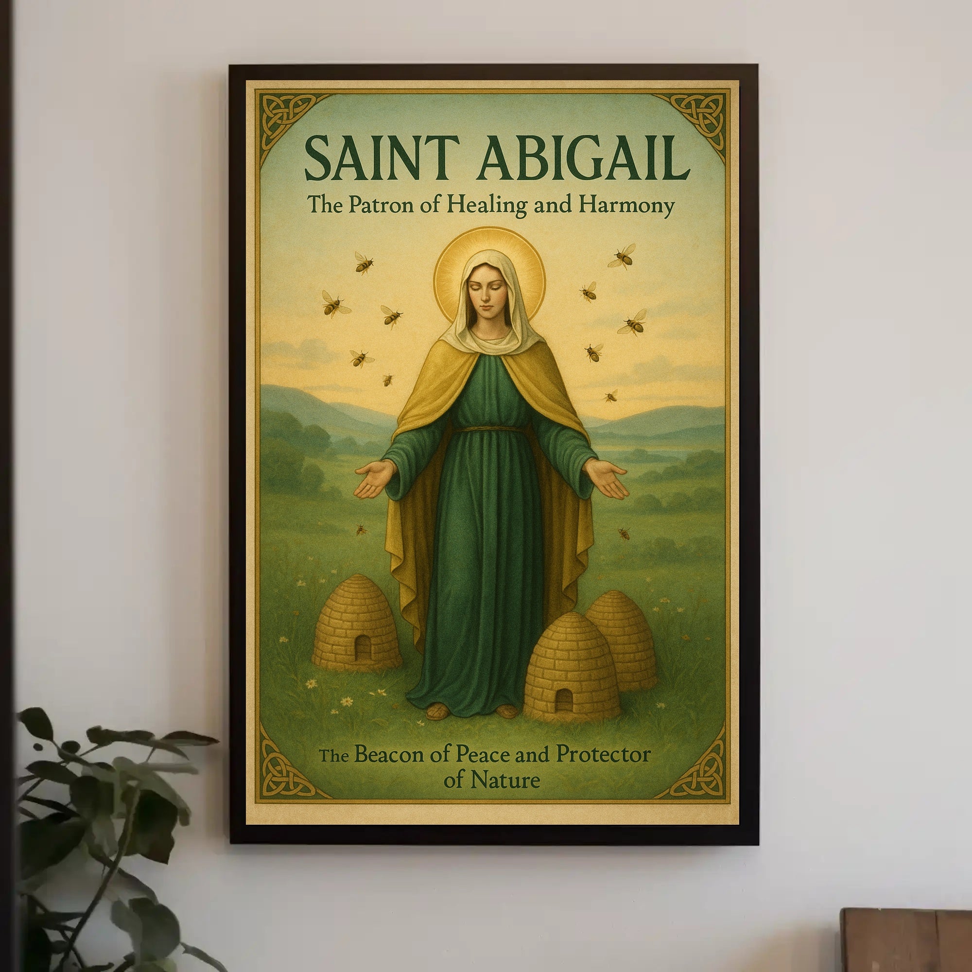 Saint Abigail The Patron of Healing and Harmony Poster PosterGoat
