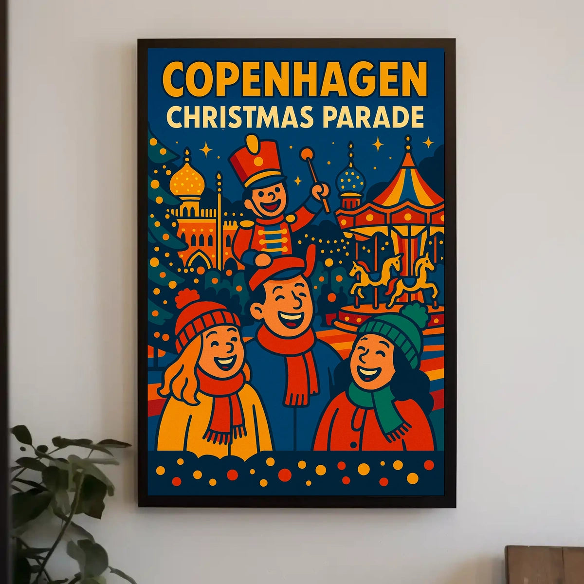 Copenhagen Christmas Parade Poster