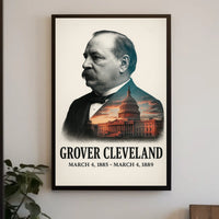 Grover Cleveland 22nd President of the United States Reflections Poster