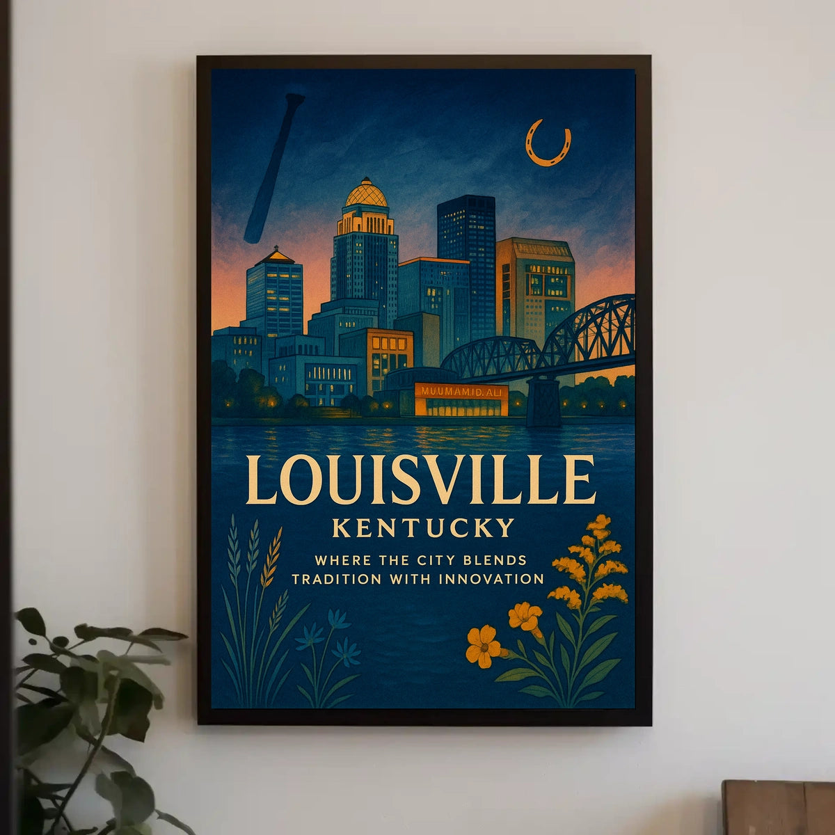 Louisville, Kentucky Tradition Meets Innovation Poster