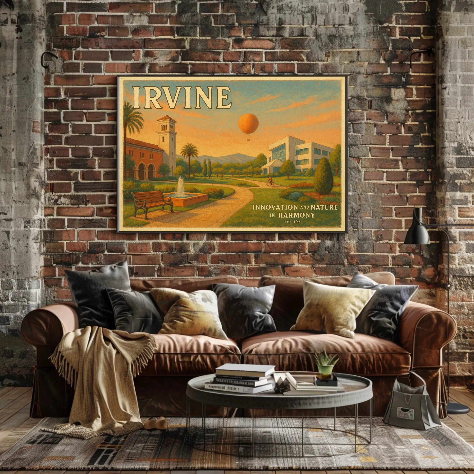Irvine Innovation and Nature Poster Art Print