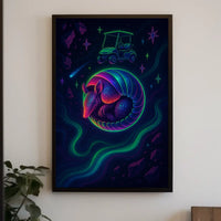 Cosmic Armadillo Adventure Poster