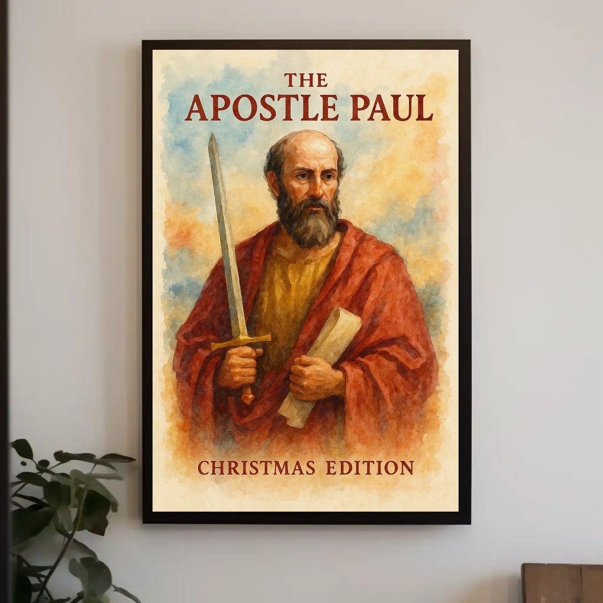 Christmas Edition Apostle Paul Cultural Heritage Poster