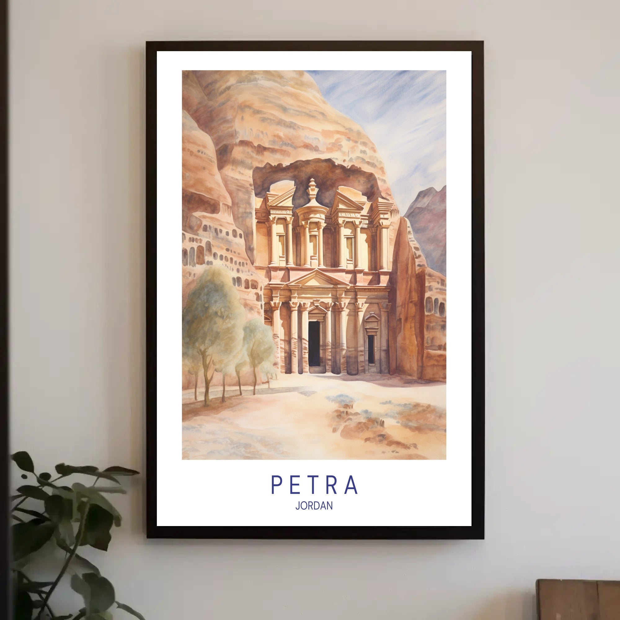 Petra, Jordan Poster PosterGoat