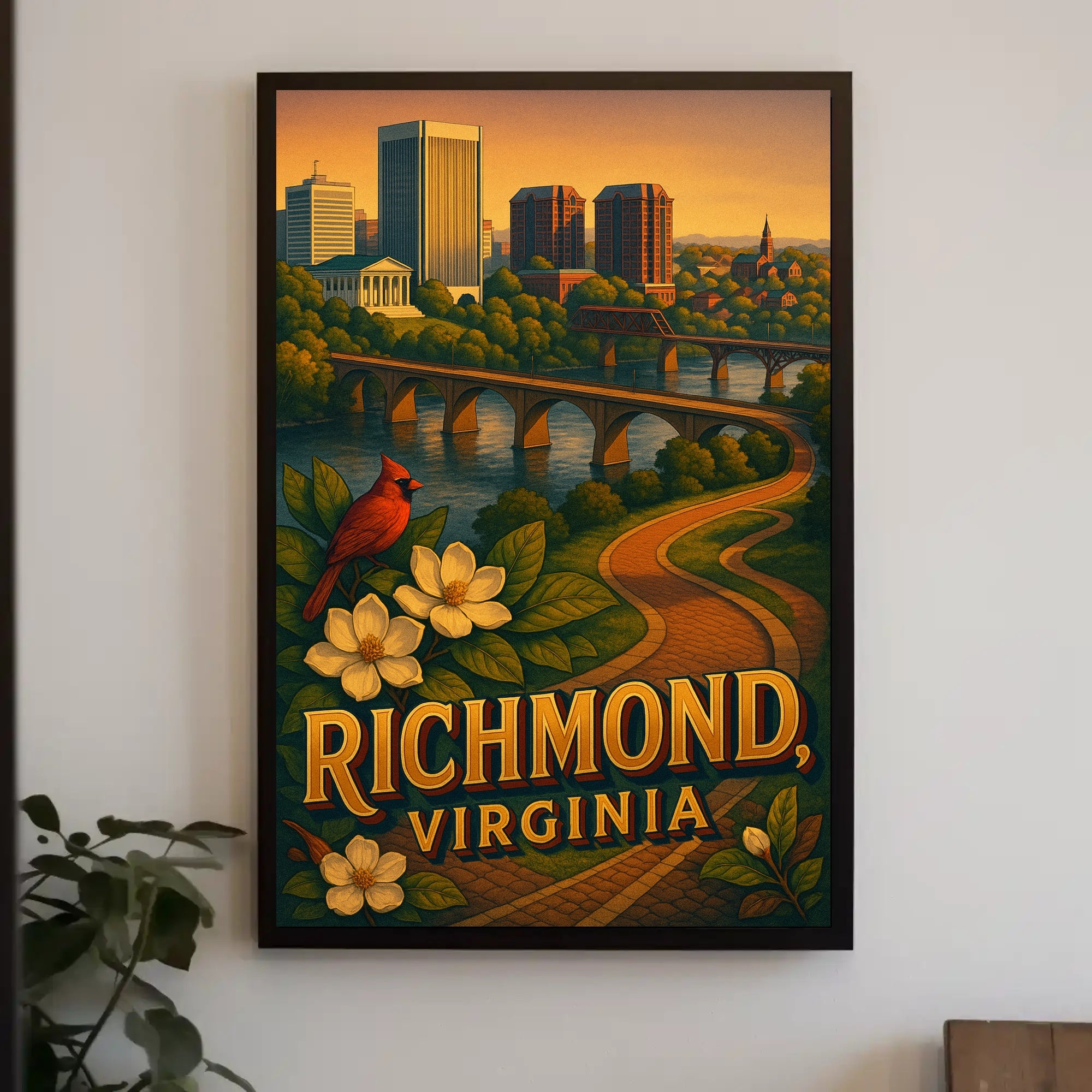Richmond, Virginia Scenic Poster