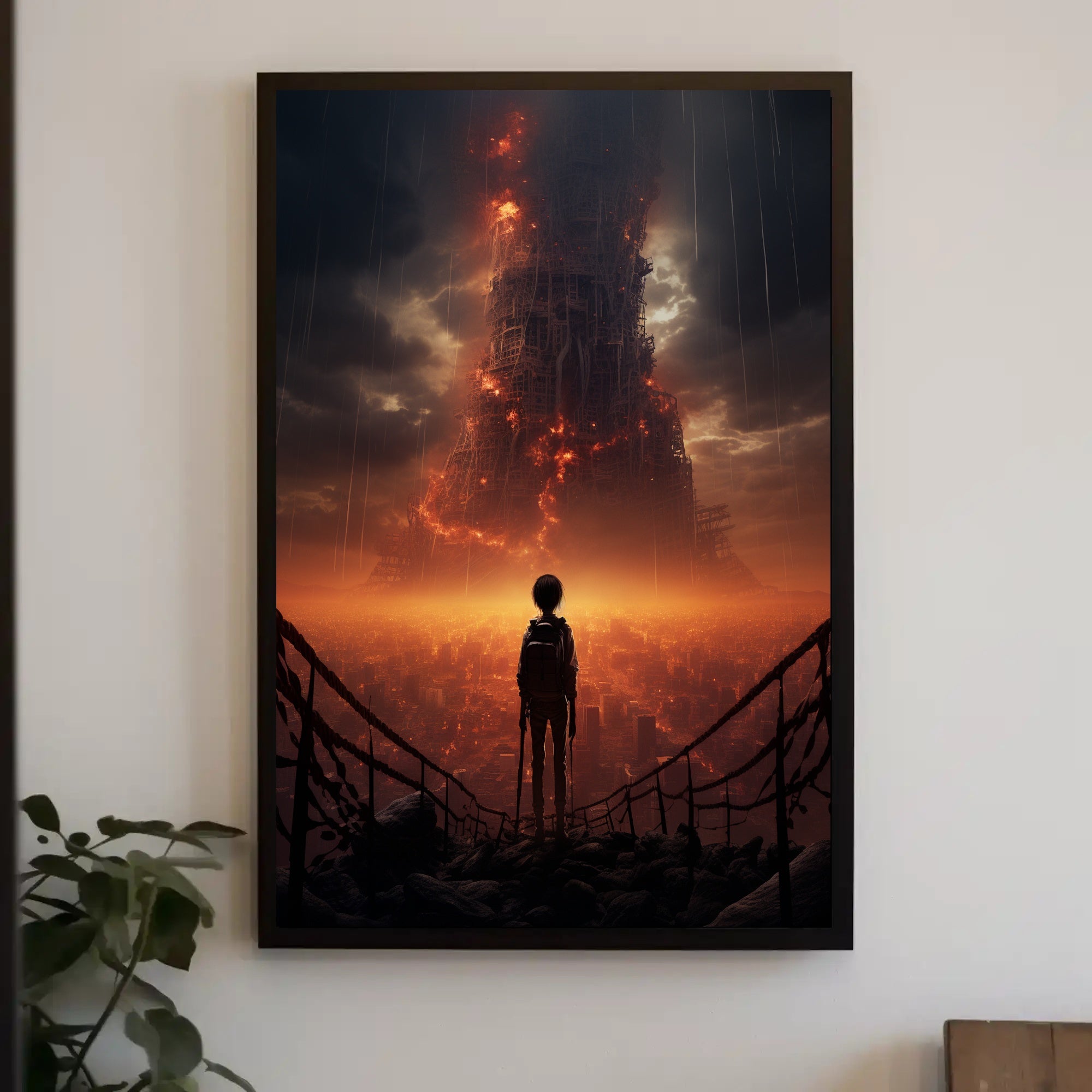 The Burning Tower Poster