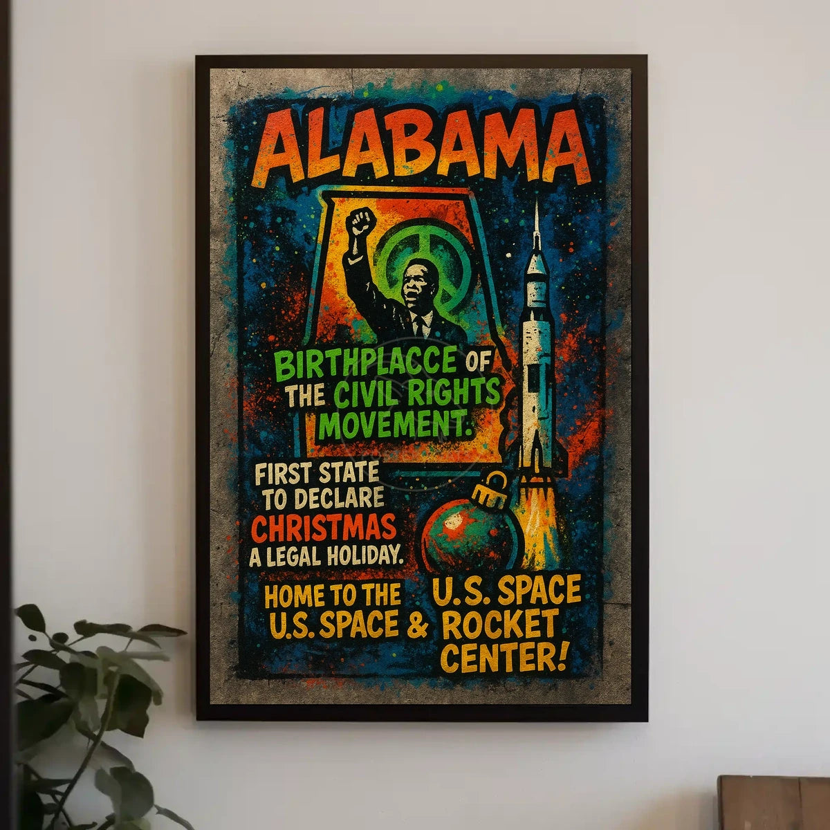 Alabama Heritage and Progress: Cultural or Heritage Poster