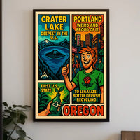Oregon Highlights Poster