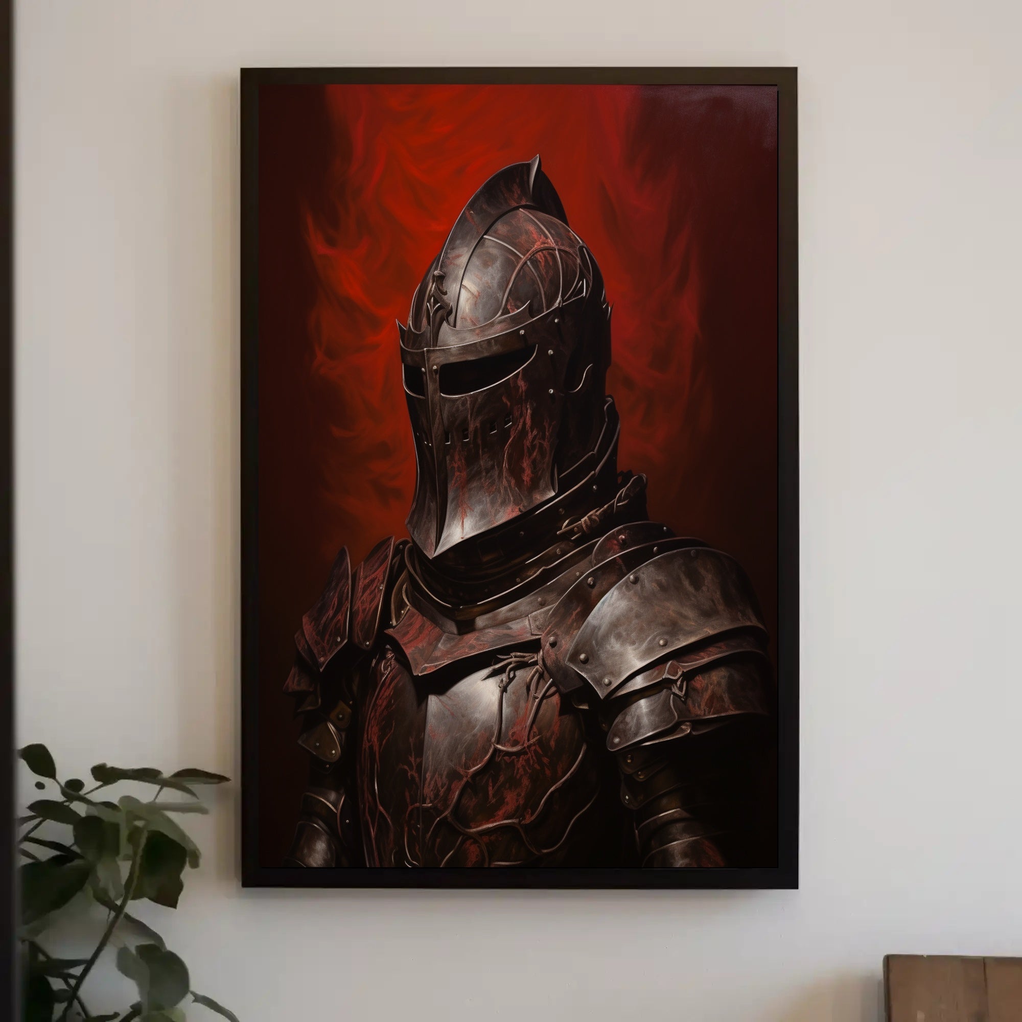 Medieval Knight Valor Art Print Historical or Presidential Poster