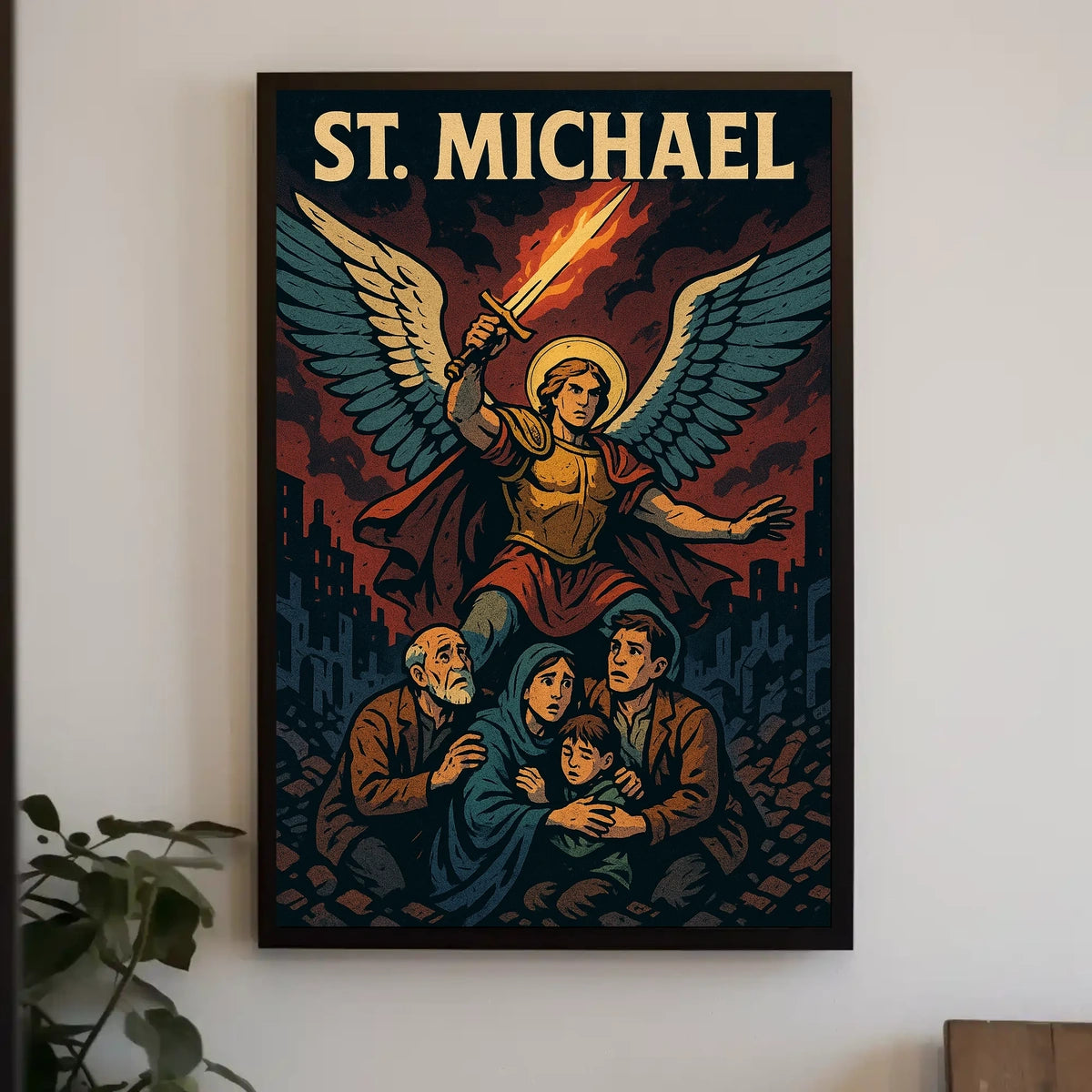 St. Michael Protector Of The People Poster