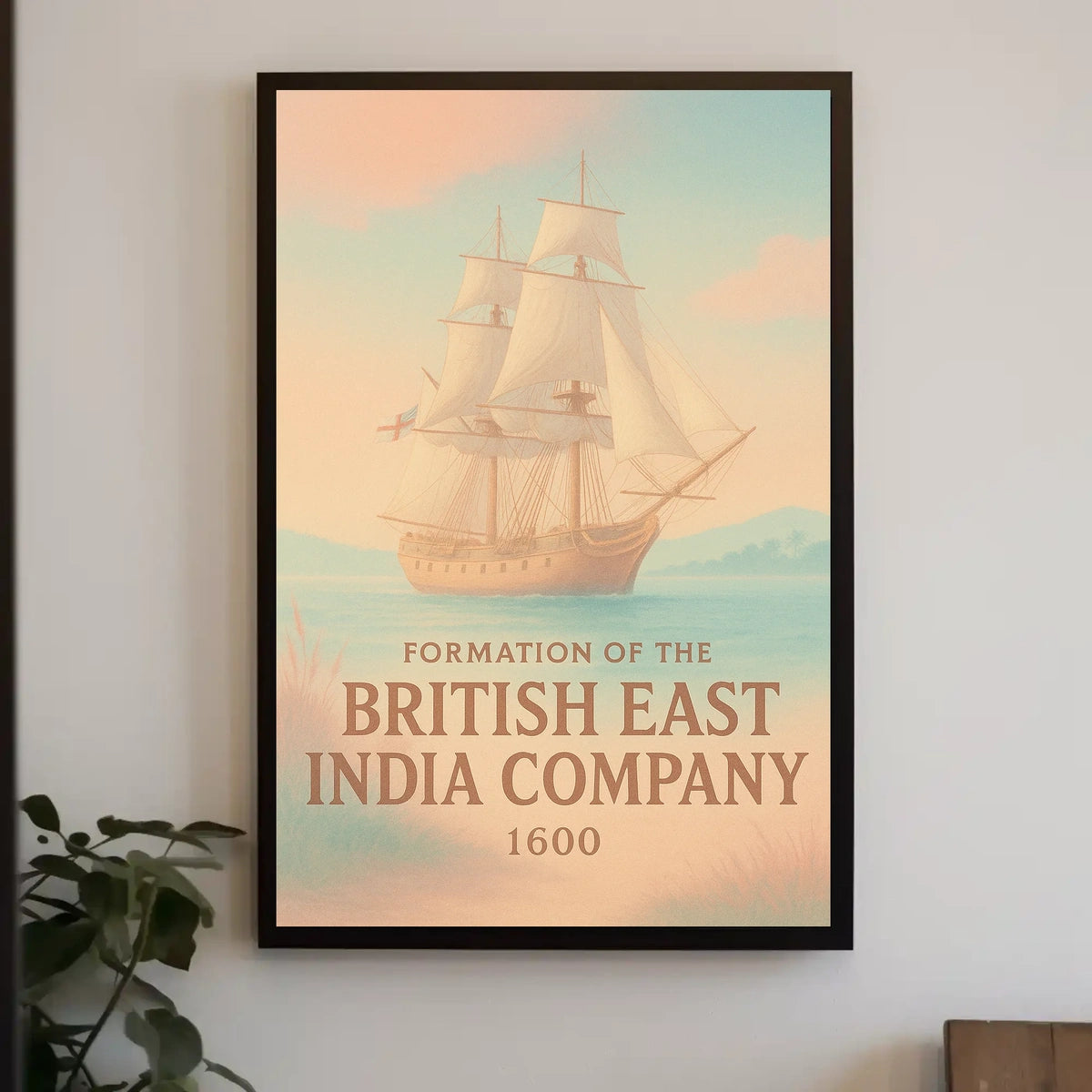 Formation of the British East India Company Poster