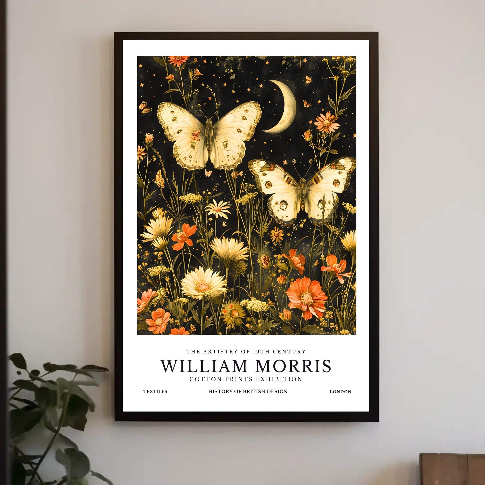 William Morris Celestial Cotton Prints Cultural or Heritage Poster