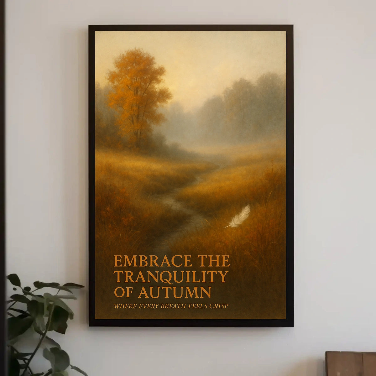 Embrace the Tranquility of Autumn Poster